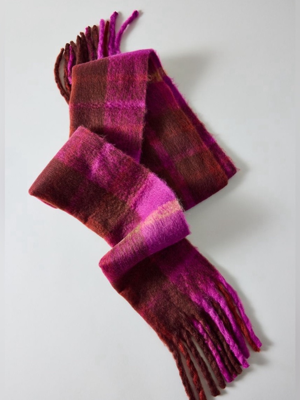 Urban Outfitters Woven Tartan Plaid Scarf NWT